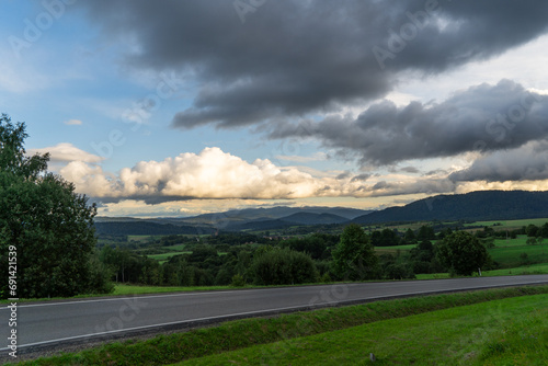 Bieszczady, Polska, Ukraina, Słowacja