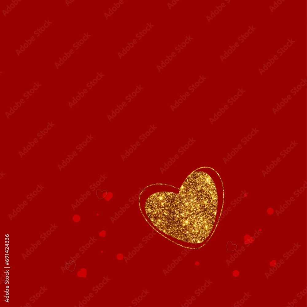 Heart. Valentine's Day background.