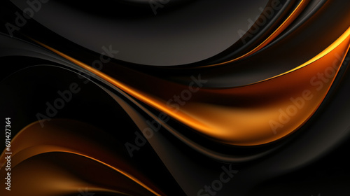 Close-up abstract modern luxury black background