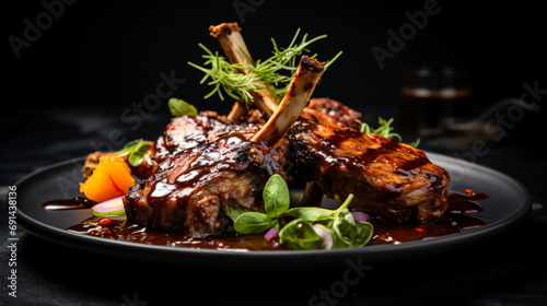 Grilled lamb chops