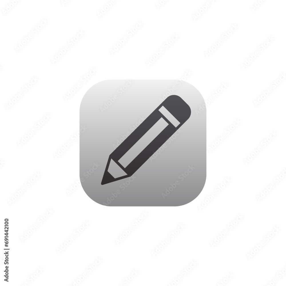 pencil vector illustration icon and logo of education on white background pencil vector illustration icon and logo of education on white background