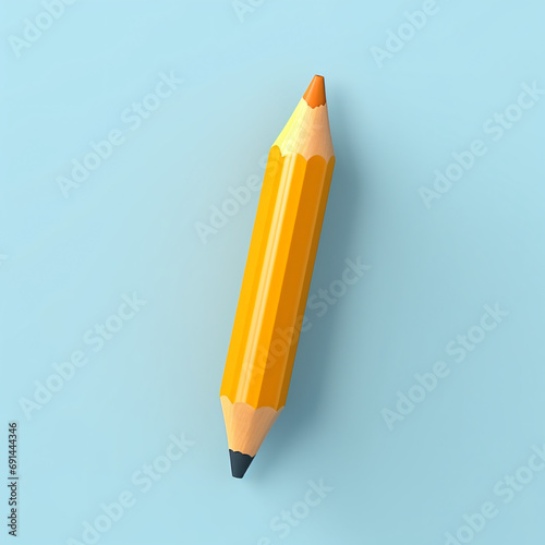 Cartoon style pencil icon