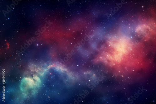 a very colorful galaxy with a lot of stars