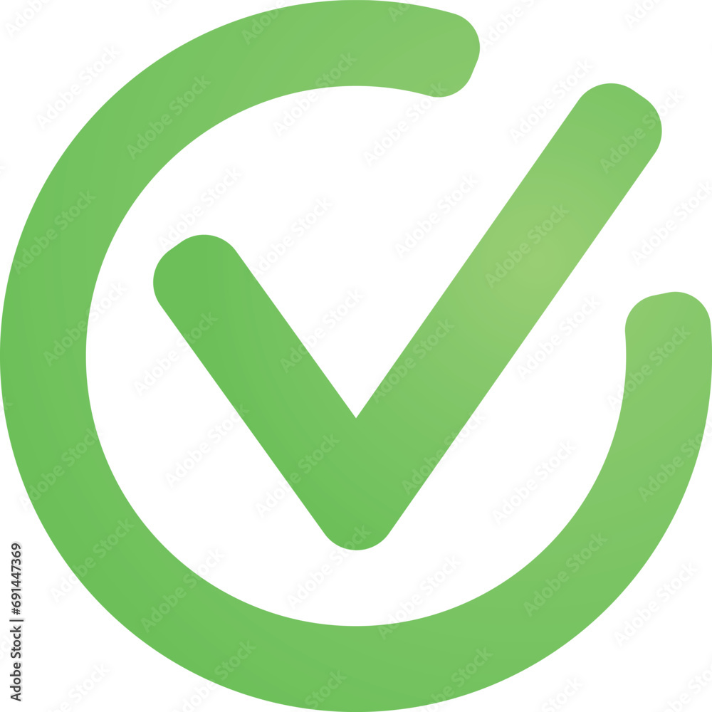 accept approve check mark correct done ok Icon, vector, flat, gradient, color, illustration, art for design, ui, web, interface accept approve check mark correct done ok Icon, vector, flat, gradient, color, illustration, art for design, ui, web, interface