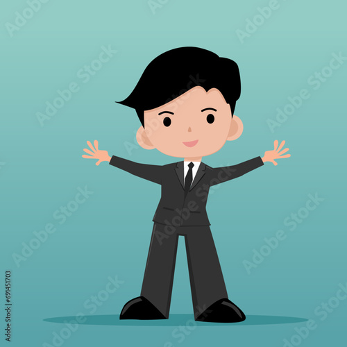 professional person with thumb up