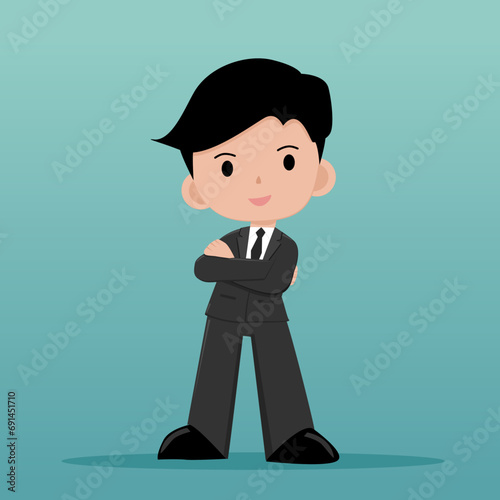 professional person with arms crossed