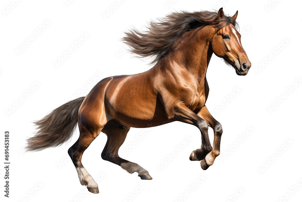 a horse in running PNG isolated on white transparent background a horse in running PNG isolated on white transparent background