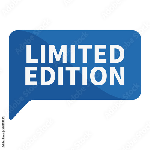 Limited Edition In Blue Rectangle Shape For Sale Advertisement Business Information Marketing Social Media
