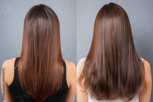 Visible Results Of Hair Treatment Before And After
