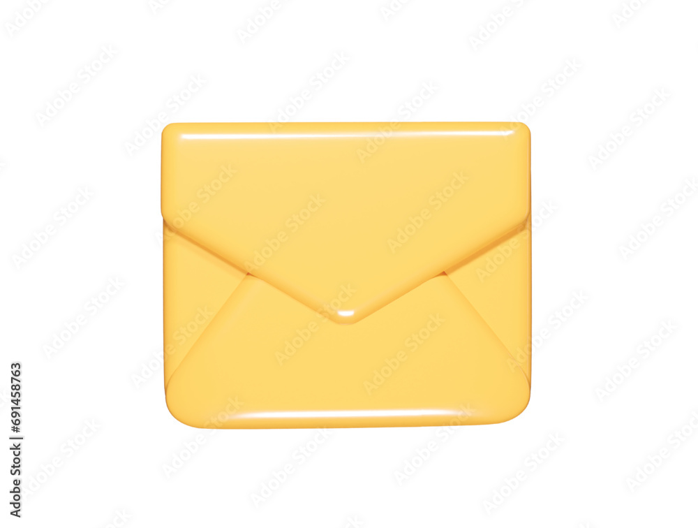 Message icon vector render Message icon vector render