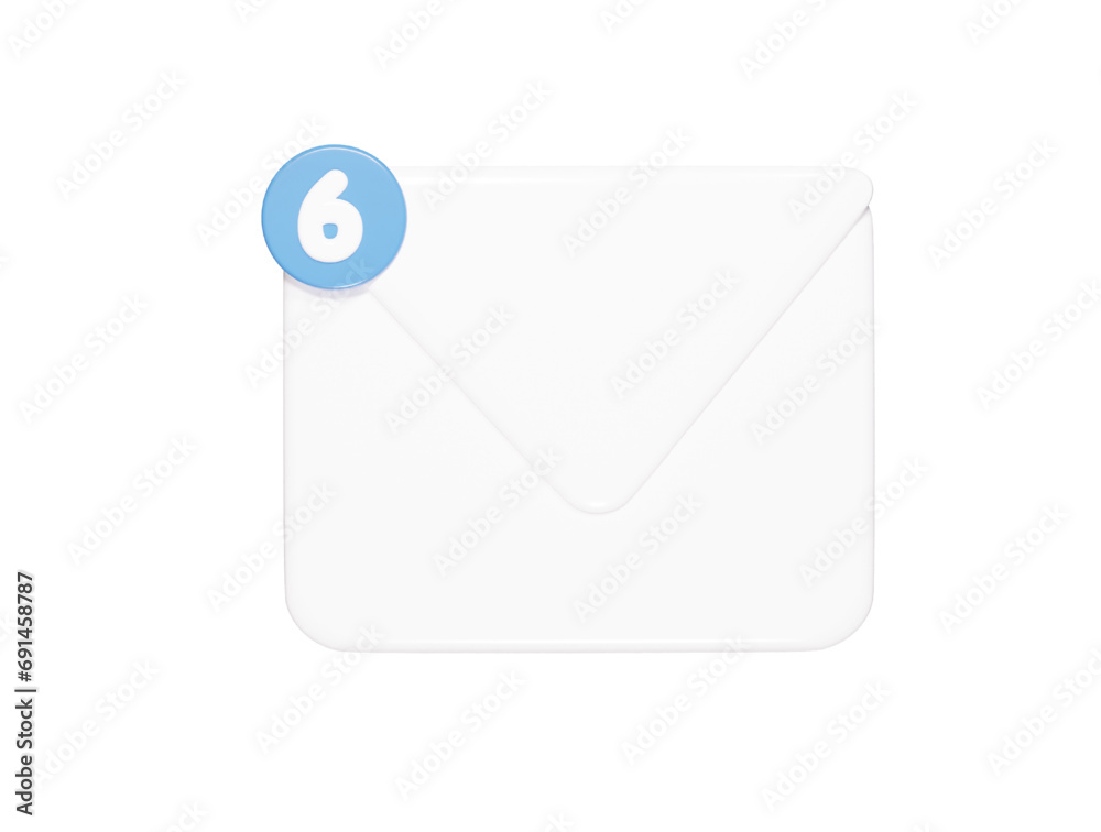 Message icon vector render Message icon vector render