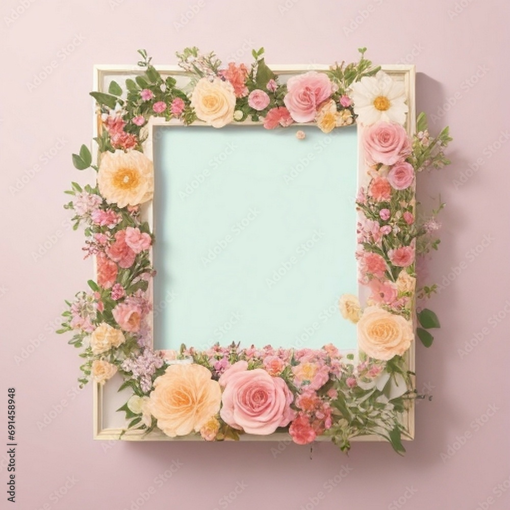 Photo frame Design.Flowers Floral decoration Botanical Ornate Decorative Anniversary Wedding Greeting card Creative Arrangement Nature Artistic Beautiful Blossoms Spring Stylish Romance Border. Photo frame Design.Flowers Floral decoration Botanical Ornate Decorative Anniversary Wedding Greeting card Creative Arrangement Nature Artistic Beautiful Blossoms Spring Stylish Romance Border.