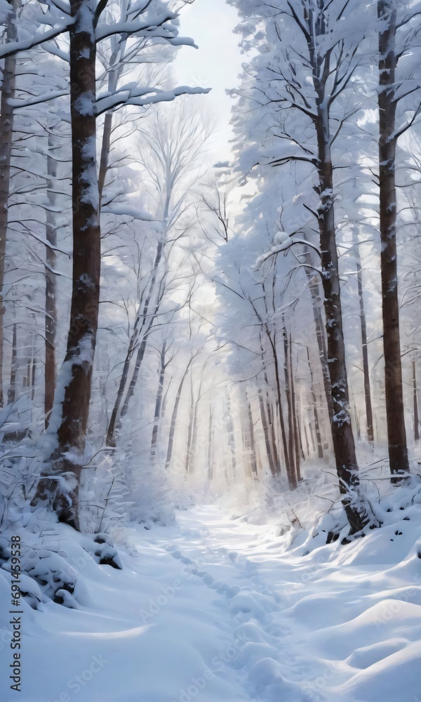 Snowy Winter Forest Snowy Winter Forest