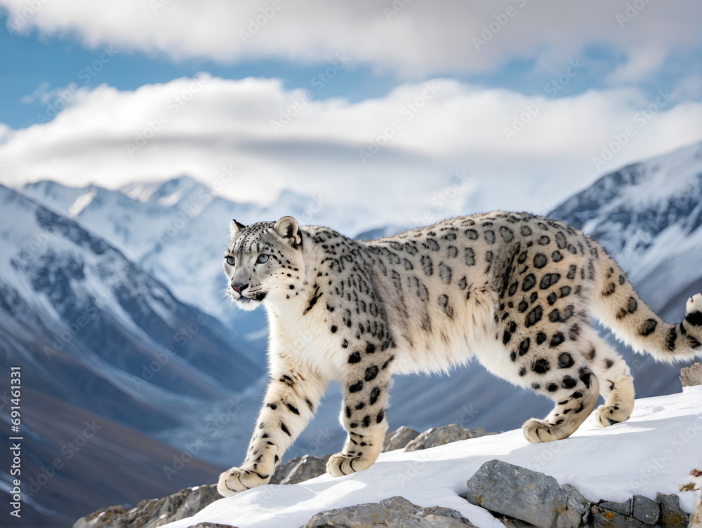 Twilight Stalker: A Silent Winter Predator in the Snow-Covered Arctic Wilderness Twilight Stalker: A Silent Winter Predator in the Snow-Covered Arctic Wilderness