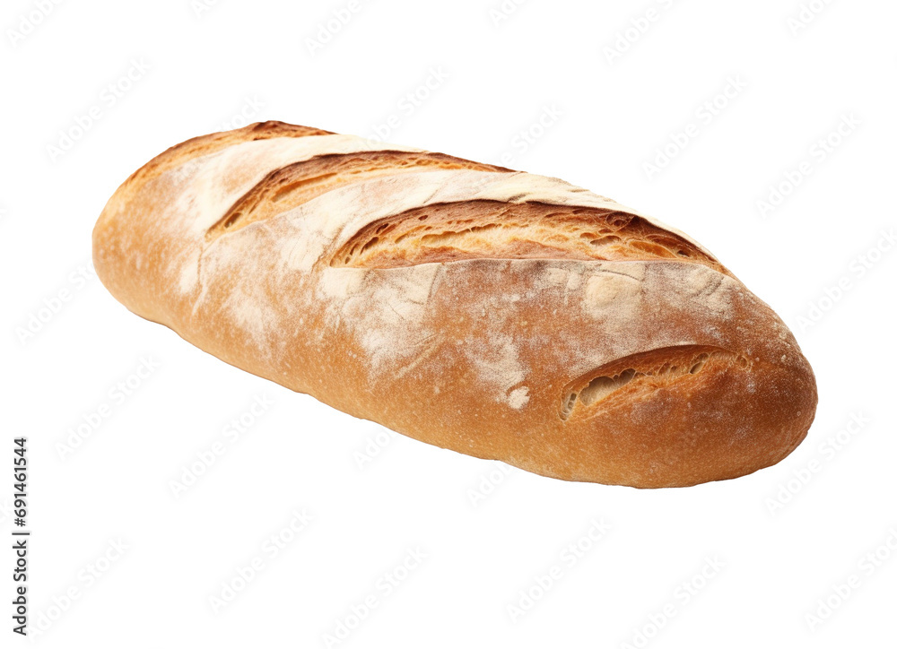 Bread isolated on transparent background