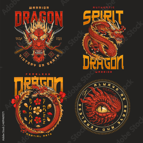 Fight club dragon set poster