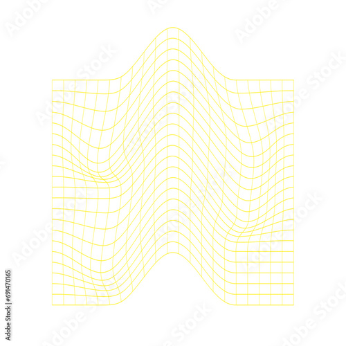 Abstract Wireframe Element