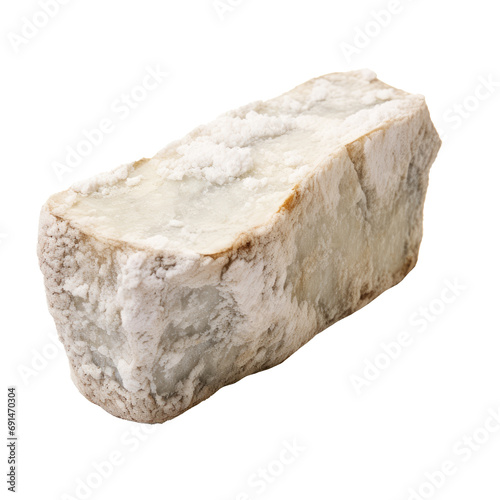 Raw potassium mineral block photo