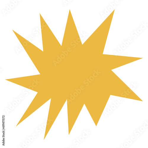 Comic Explosion Shape