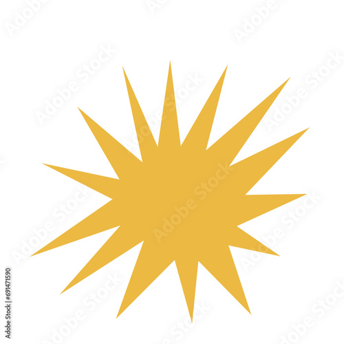 Comic Explosion Shape