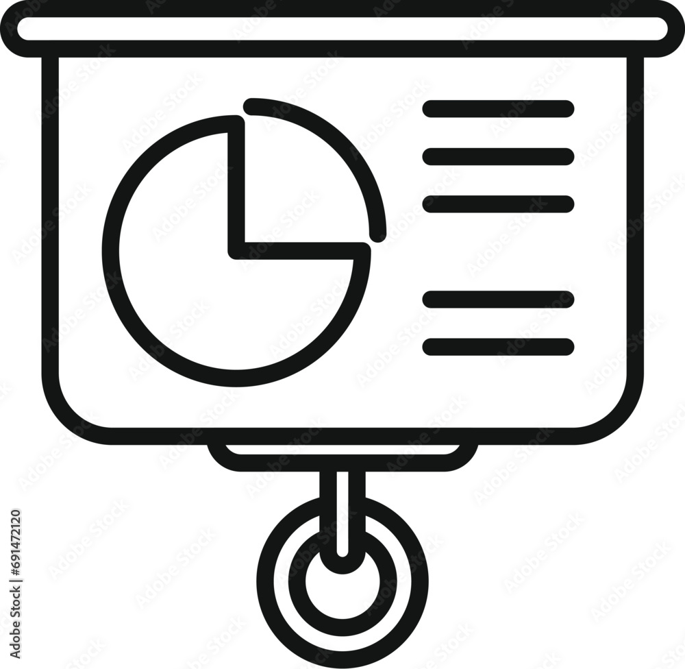Banner presentation icon outline vector. File folder check. Account system Banner presentation icon outline vector. File folder check. Account system