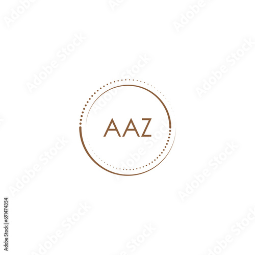 AAZ creative initial letter flat monogram logo design with White background.Vector logo modern alphabet golden color font style Free Download AAZ creative initial letter flat monogram logo design with White background.Vector logo modern alphabet golden color font style - GFXLoad
