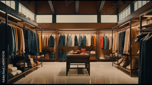 Modern men fashion store, Modern men clothing store © didiksaputra