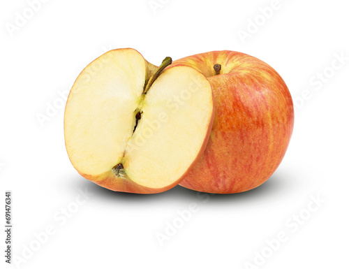 Jazz apples isolated on transparent