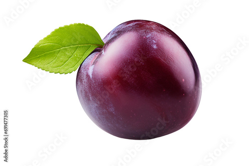 Enchanting Isolated Plum On Transparent Background