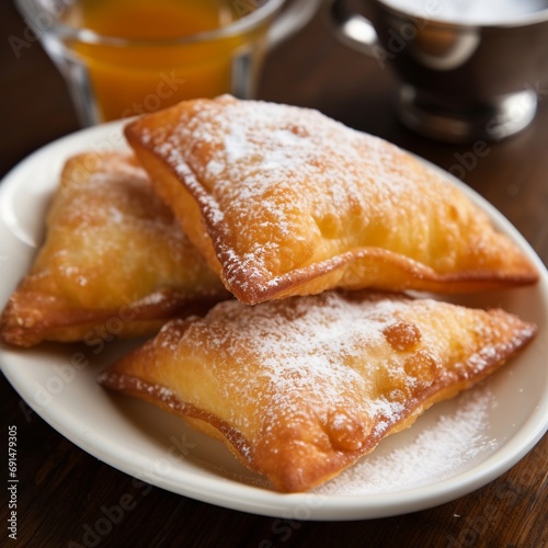 Sopapillas: Sweet Fried Pastry Served with Honey or Powdered Sugar