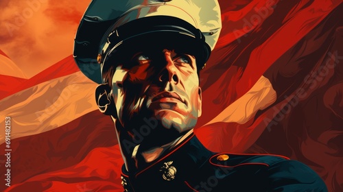 Marine Corps Day June 28 3D Generative AI