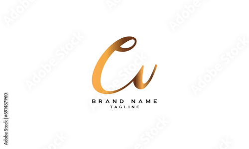 EW, WE, EA, AE, Abstract initial monogram letter alphabet logo design