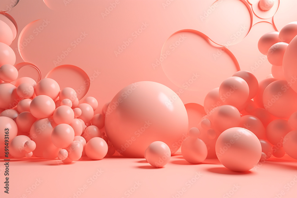 high quality background with geometrical figures and the color peach fuzz high quality background with geometrical figures and the color peach fuzz