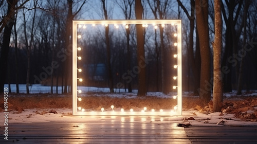 christmas tree at night