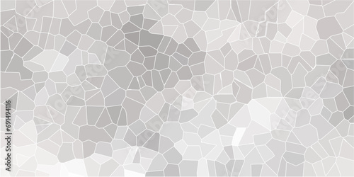 grey crystallize abstract background in soft pastel sweet vector illustration. Pastel soft gradient colors stone tile pattern. Cement kitchen decor. abstract mosaic polygonal background . photo