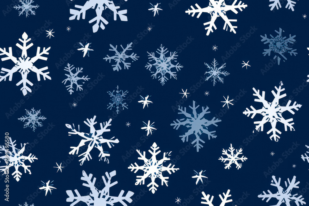 Repeatable Snowflake Pattern Repeatable Snowflake Pattern