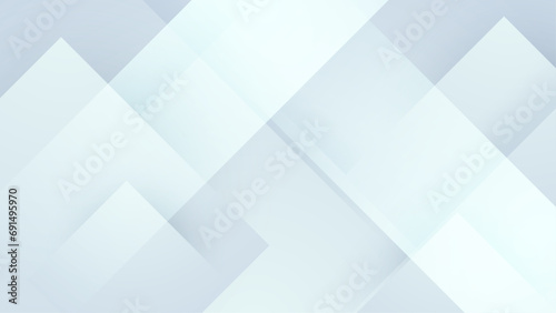 Fototapeta Naklejka Na Ścianę i Meble -  White vector gradient abstract background with shapes elements. Minimal geometric design for cover, poster, banner, brochure, header, presentation, web, flyer