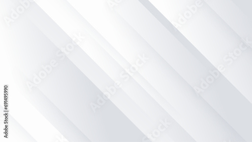 White abstract background with shapes. Minimal geometric design for cover, poster, banner, brochure, header, presentation, web, flyer
