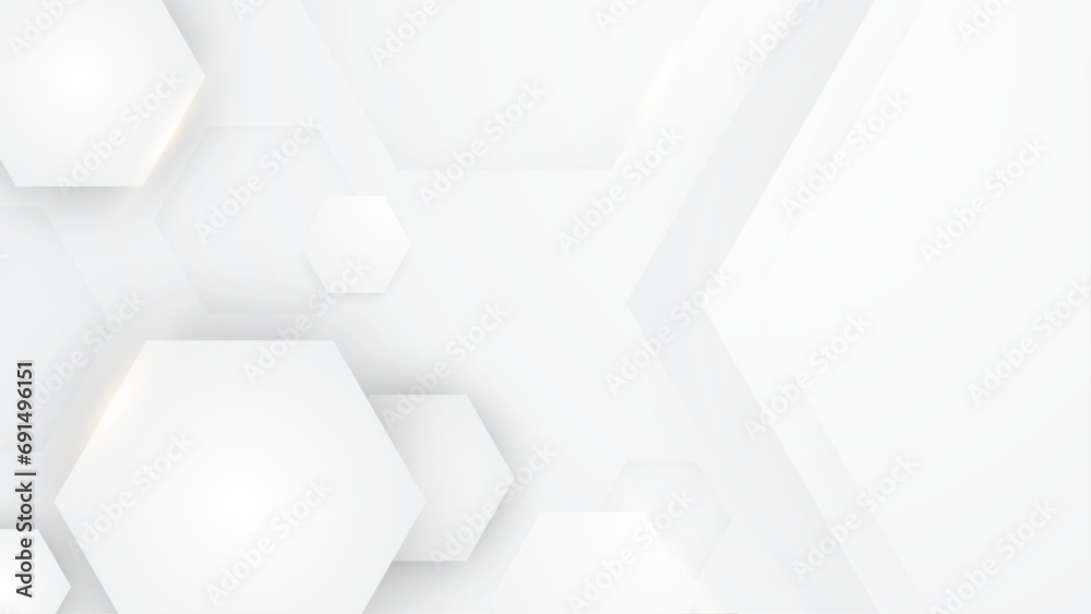 White vector gradient abstract background design. Minimal geometric design for cover, poster, banner, brochure, header, presentation, web, flyer