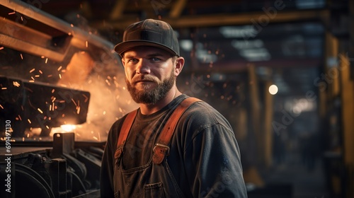 metal industry worker blacksmith