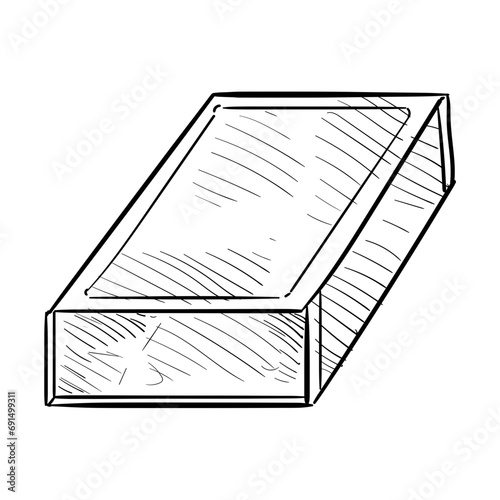 matchstick handdrawn illustration