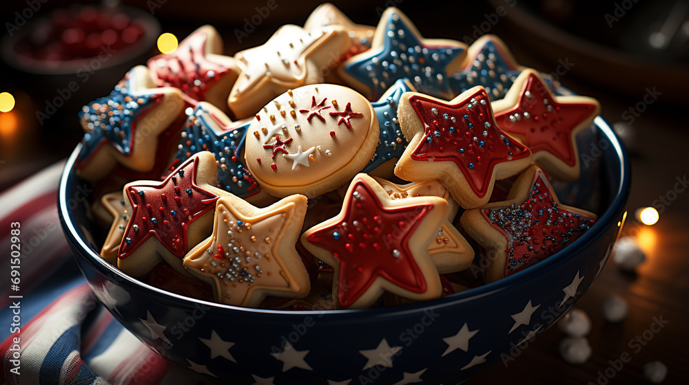 christmas gingerbread cookies HD 8K wallpaper Stock Photographic Image 