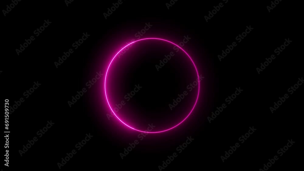 Abstract purple color glowing neon loading bar circle animated background Abstract purple color glowing neon loading bar circle animated background