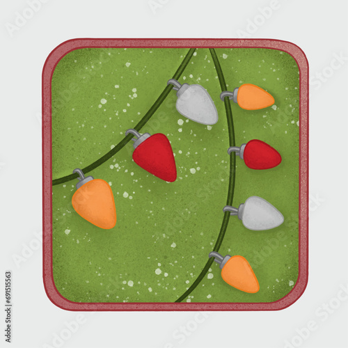 Christmas Decorated Cookies, Decorative lights
