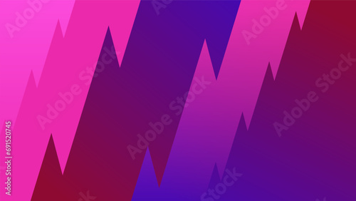 Zigzag pink magenta purple background. EPL Premier League thumbnail video print web background. photo