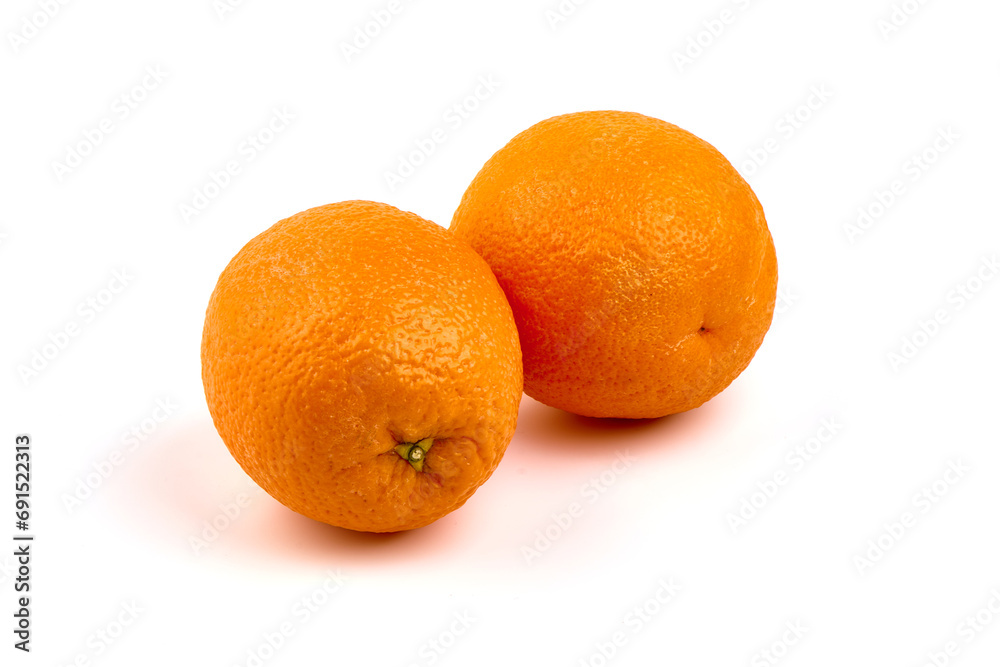 Oranges, isolated on white background. Oranges, isolated on white background.