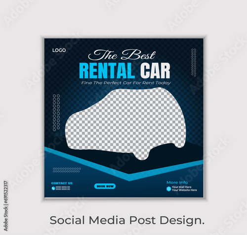 Vector business service Instagram social media post web banner template vector premium