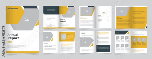 Company Profile or Annual Report Design Template , professional Company Profile or Annual Report 