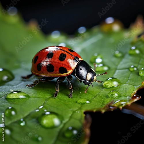 ladybug on leaf