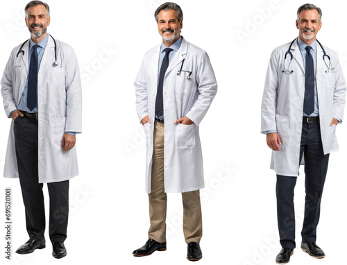 photo of smiling Doctors isolated on transparent background photo